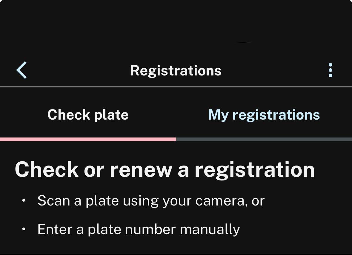 Registrations